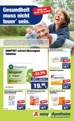 Vorschau von dem Prospekt des Geschäftes Easy Apotheke, gültig ab dem 26.09.2026