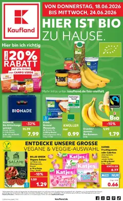 Vorschau von dem Prospekt des Geschäftes Kaufland, gültig ab dem 18.06.2026