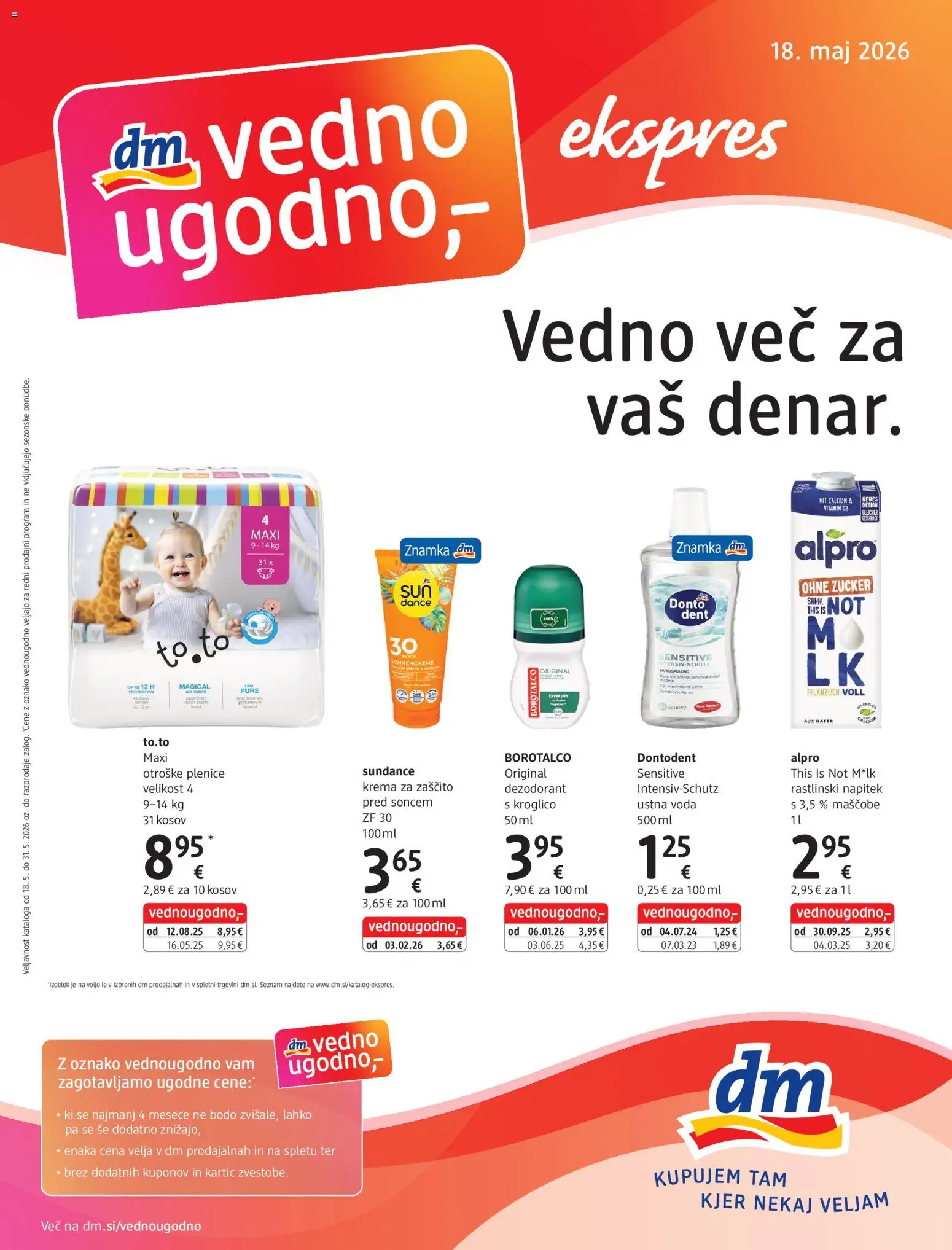 Predogled kataloga iz trgovine DM Drogerie Markt veljaven od 18.05.2026