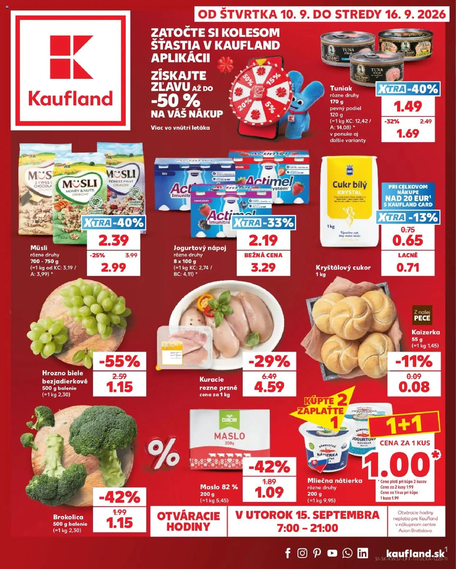 Náhľad Kaufland letáku platného od 10.09.2026