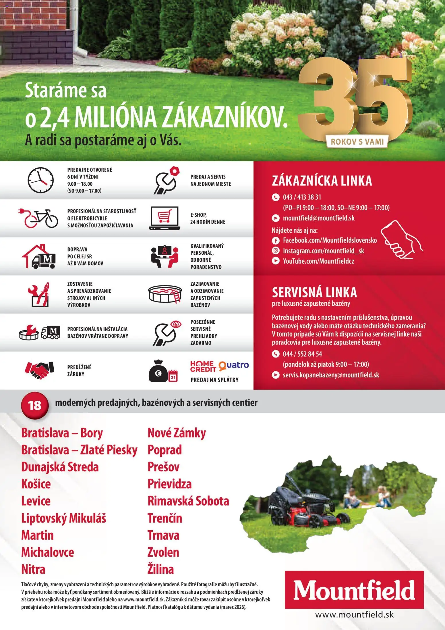 Náhľad Mountfield letáku platného od 25.03.2026 - Bazény