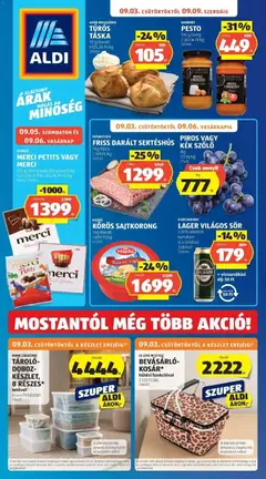 Aldi - Aldi aktuális akciós újság megtekintése, amely érvényes 2026.09.03.-től