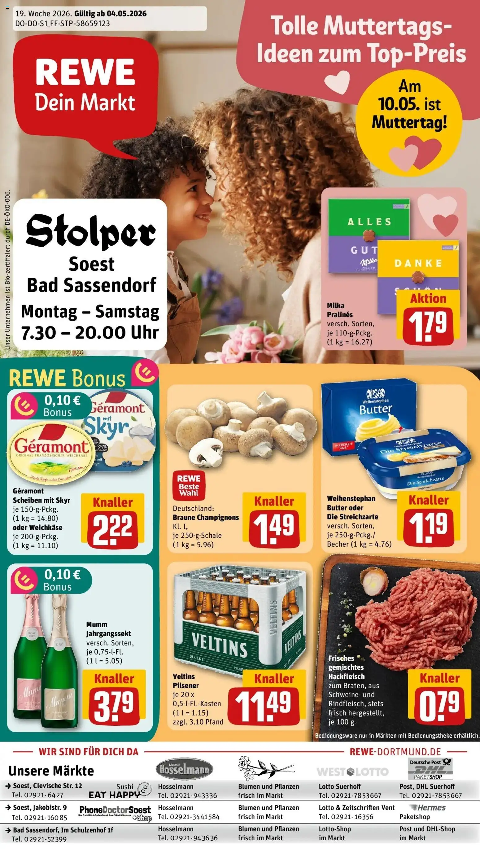 Vorschau von dem Prospekt des Geschäftes Rewe, gültig ab dem 04.05.2026