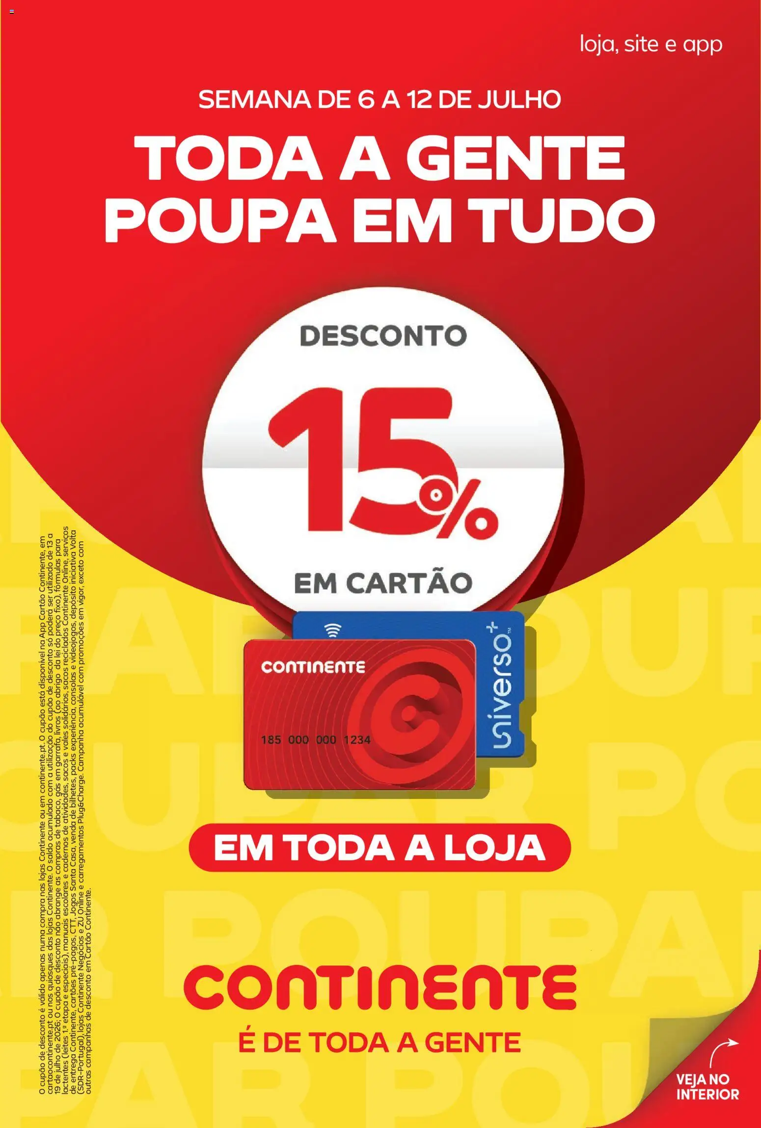 Pré-visualização do folheto da loja Continente válida a partir de 07/07/2026 - Jogos, Livros, Cadernos