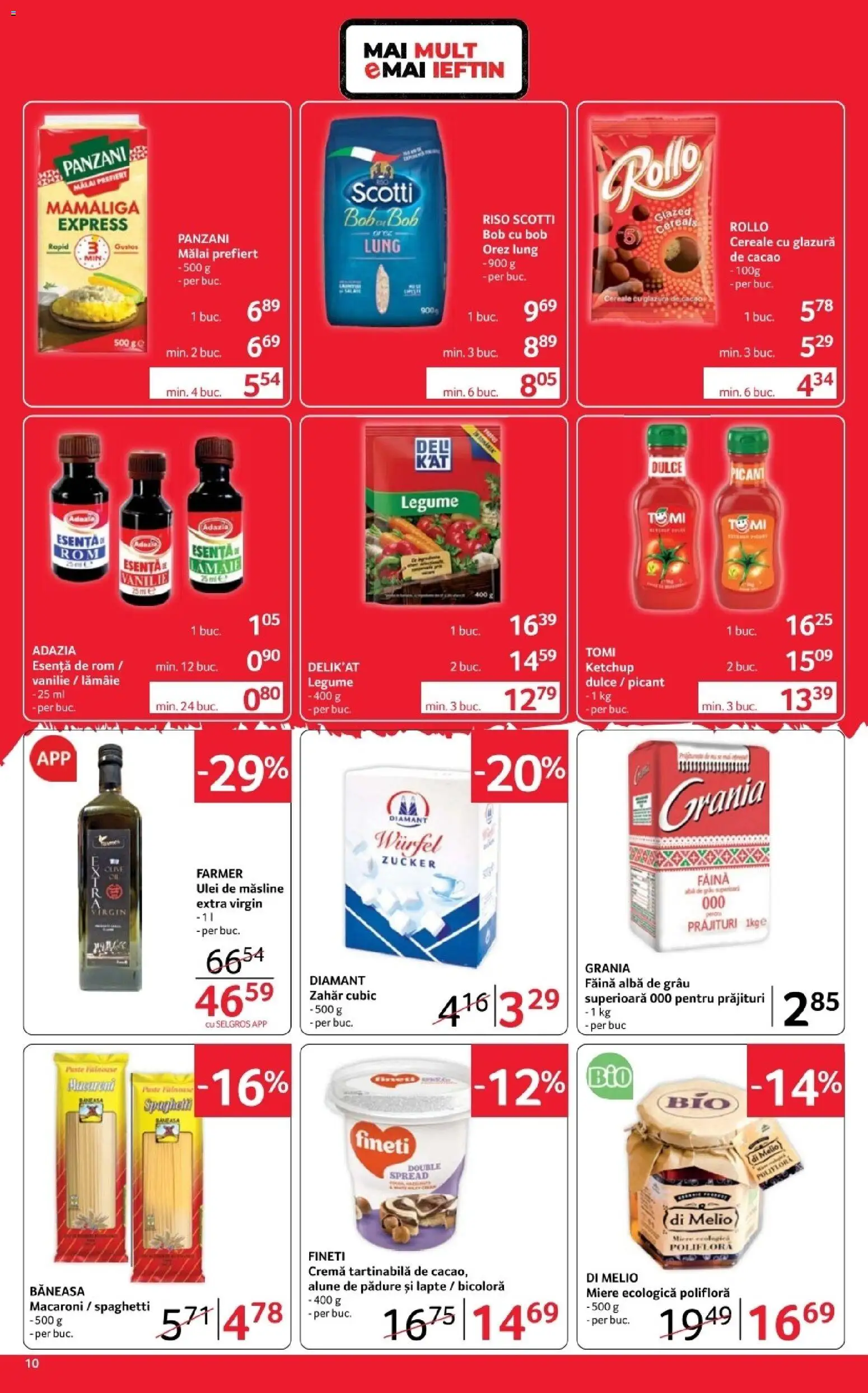 Previzualizarea de cataloage: Selgros Selgros Catalog Magazine Mici valabil de la 30.10.2026 - Rom, Lapte, Ketchup, Alba, Făină, Lămâie, Panzani, Alune de pădure