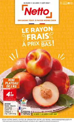 Prévisualisation de Netto le rayon frais à prix bas du magasin Netto formulaire valide 11/08/2026