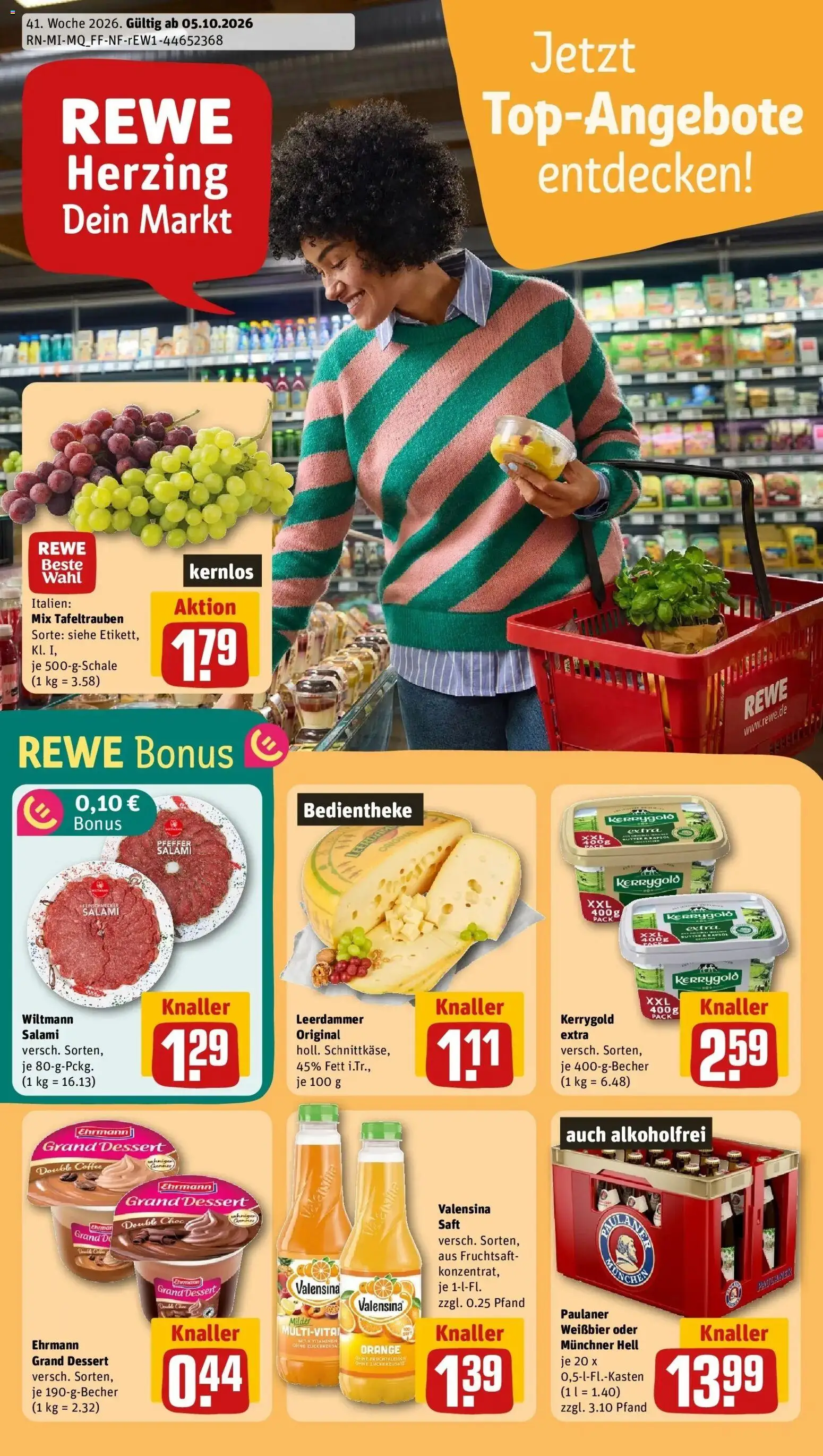 Vorschau von dem Prospekt des Geschäftes Rewe, gültig ab dem 05.10.2026