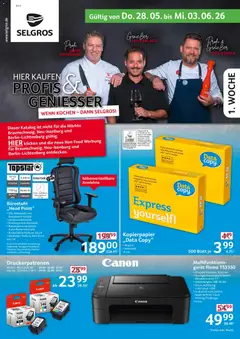 Vorschau von dem Prospekt des Geschäftes Selgros, gültig ab dem 28.05.2026