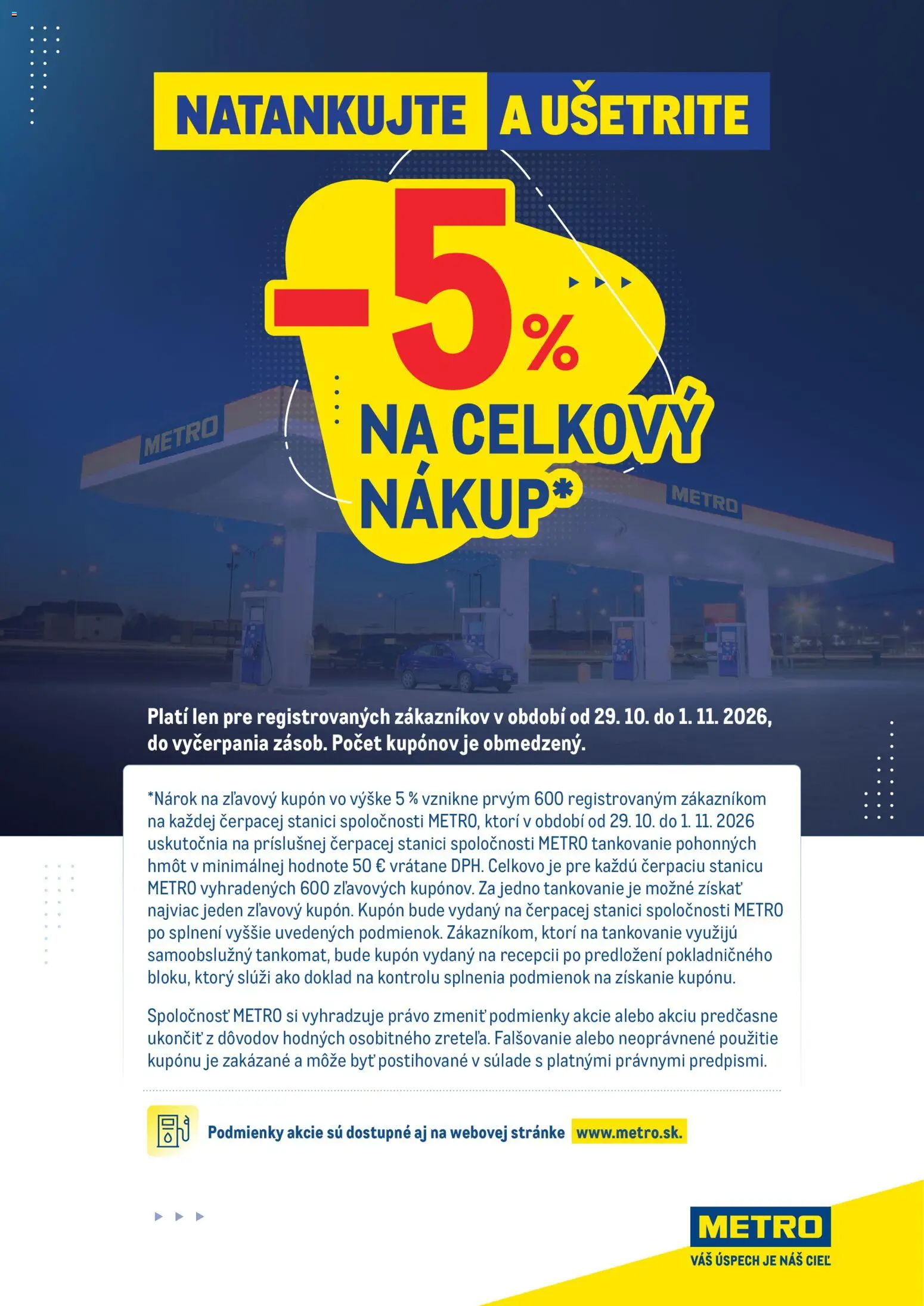 Náhľad Metro letáku platného od 29.10.2026