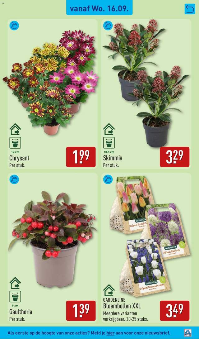 Nieuwe Aldi folder vanaf 14-09