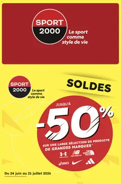 Prévisualisation de Sport 2000 catalogue du magasin Sport 2000 formulaire valide 24/06/2026