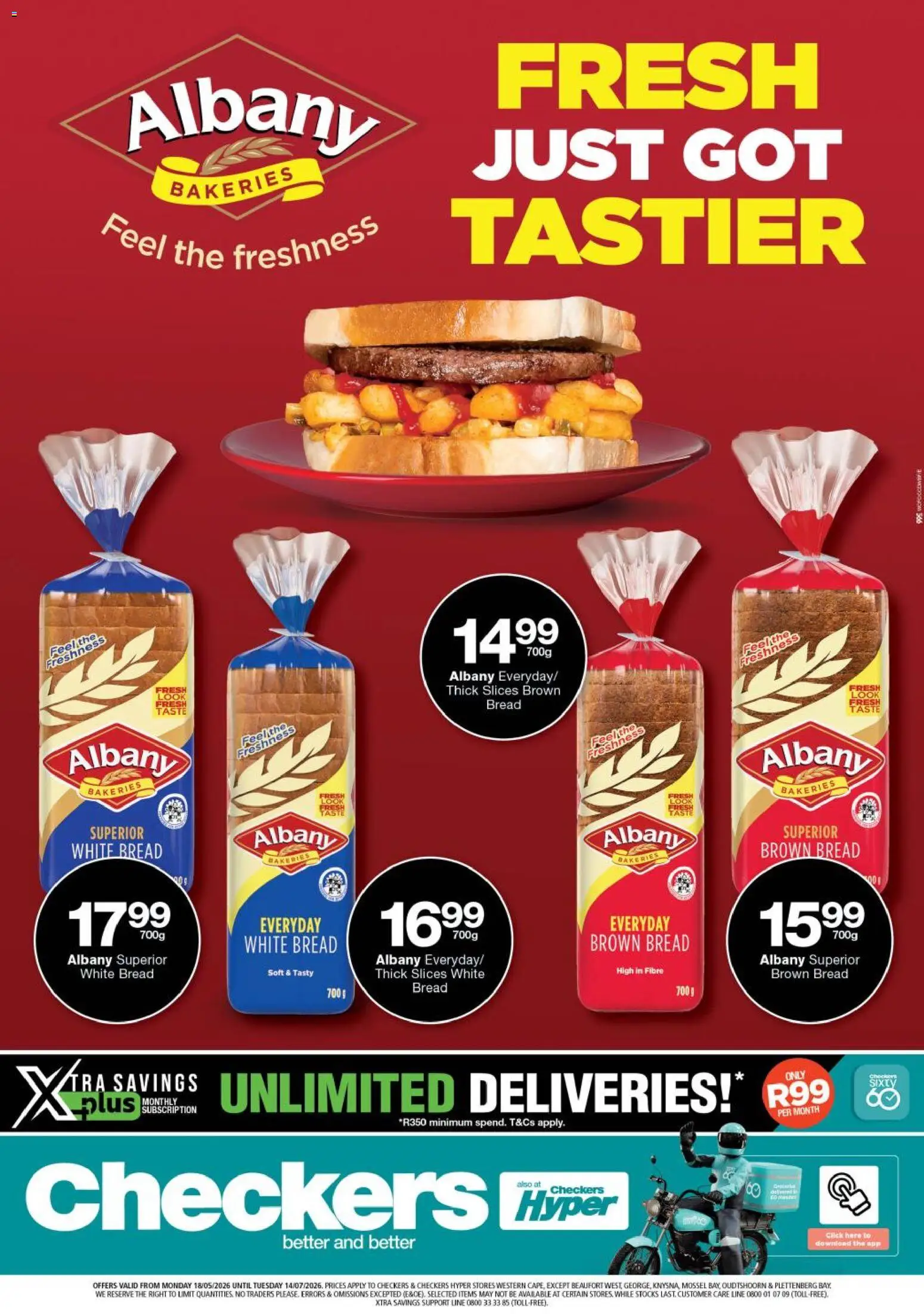 Preview of Checkers flyer valid from 18/05/2026