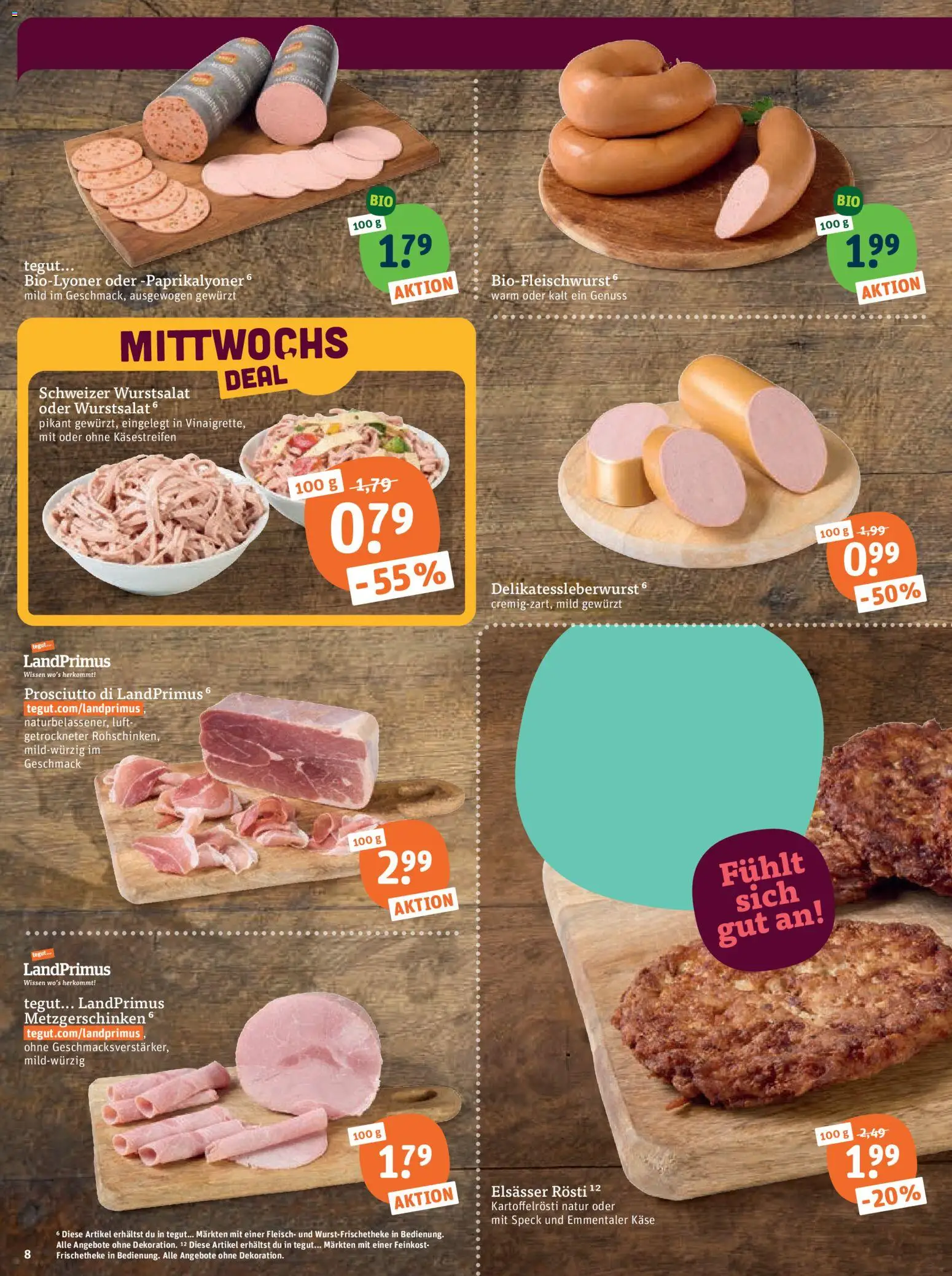 Vorschau von dem Prospekt des Geschäftes Tegut, gültig ab dem 07.09.2026 - Käse, Fleisch