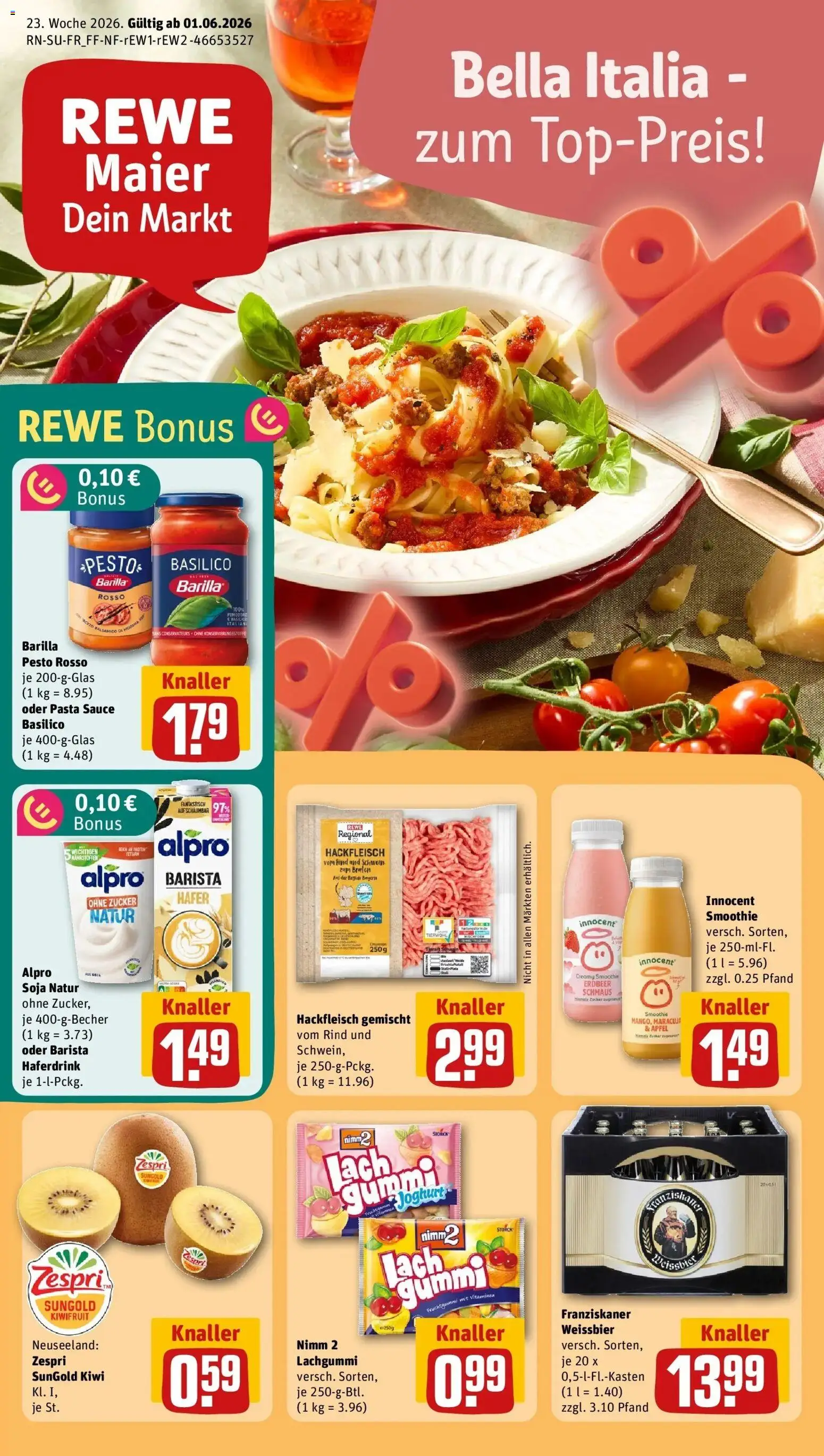Vorschau von dem Prospekt des Geschäftes Rewe, gültig ab dem 01.06.2026