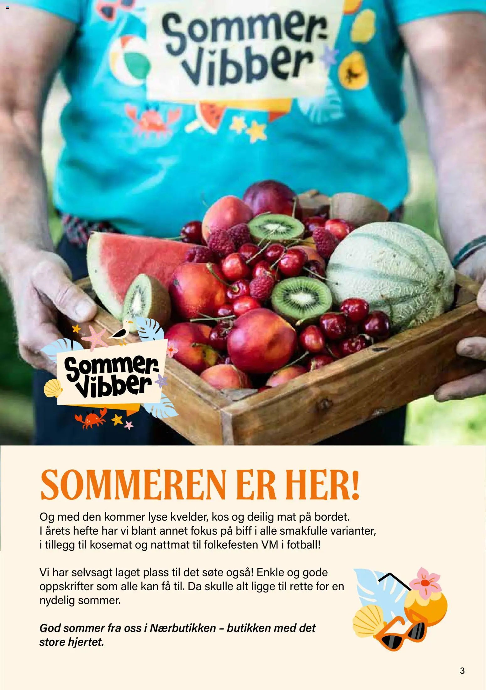 Forhåndsvis Nærbutikken Sommerens oppskriftshefte fra butikk Nærbutikken gyldig fra 30/06/2026