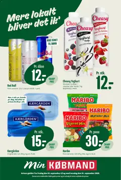 Eksempel på tilbudsavis Min Købmand - Tilbudsavis uge 39 fra butik Min Købmand gyldig fra 18/09/2026