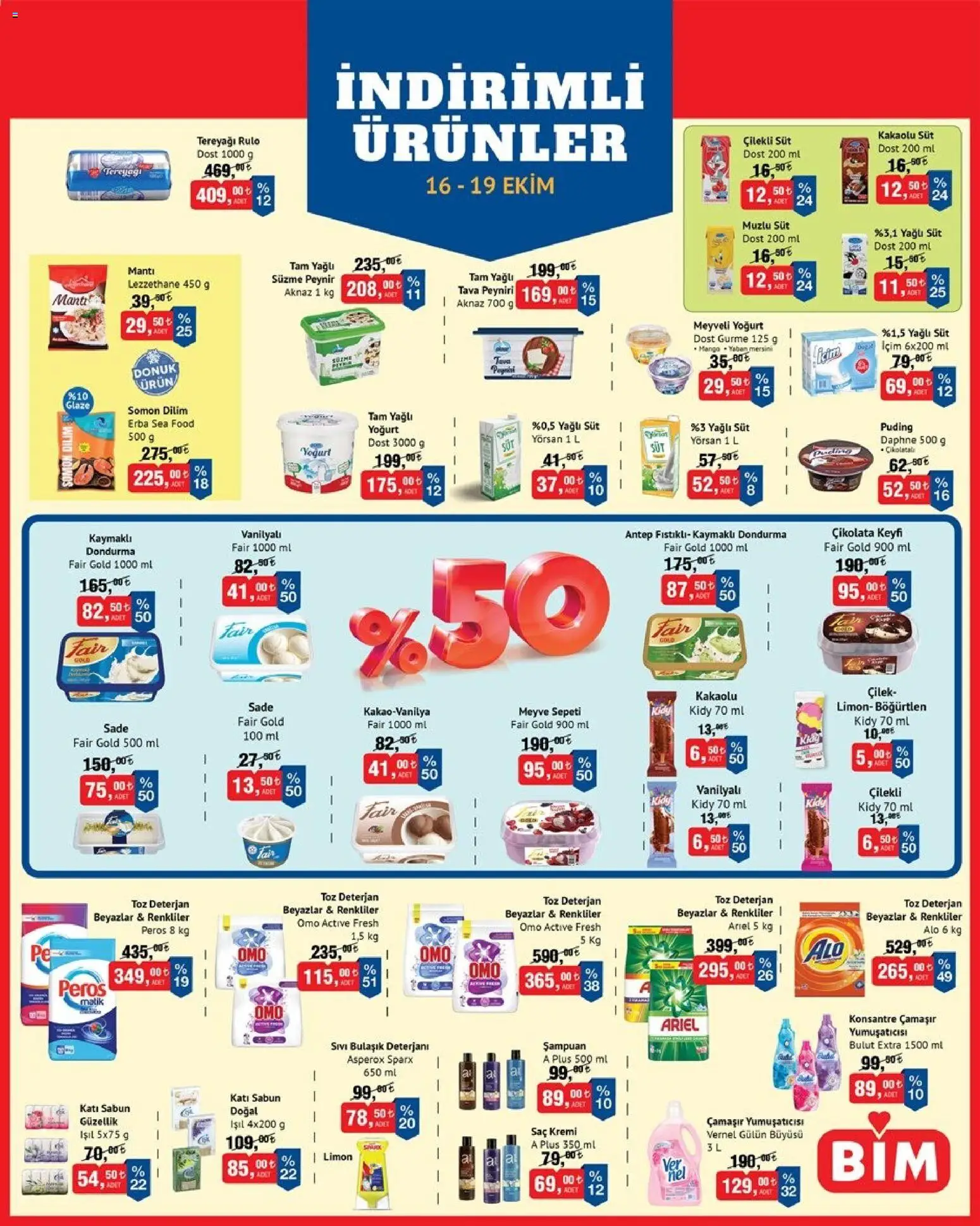 BİM BİM Katalog 16.10.2026 - Broşürünün önizlemesi