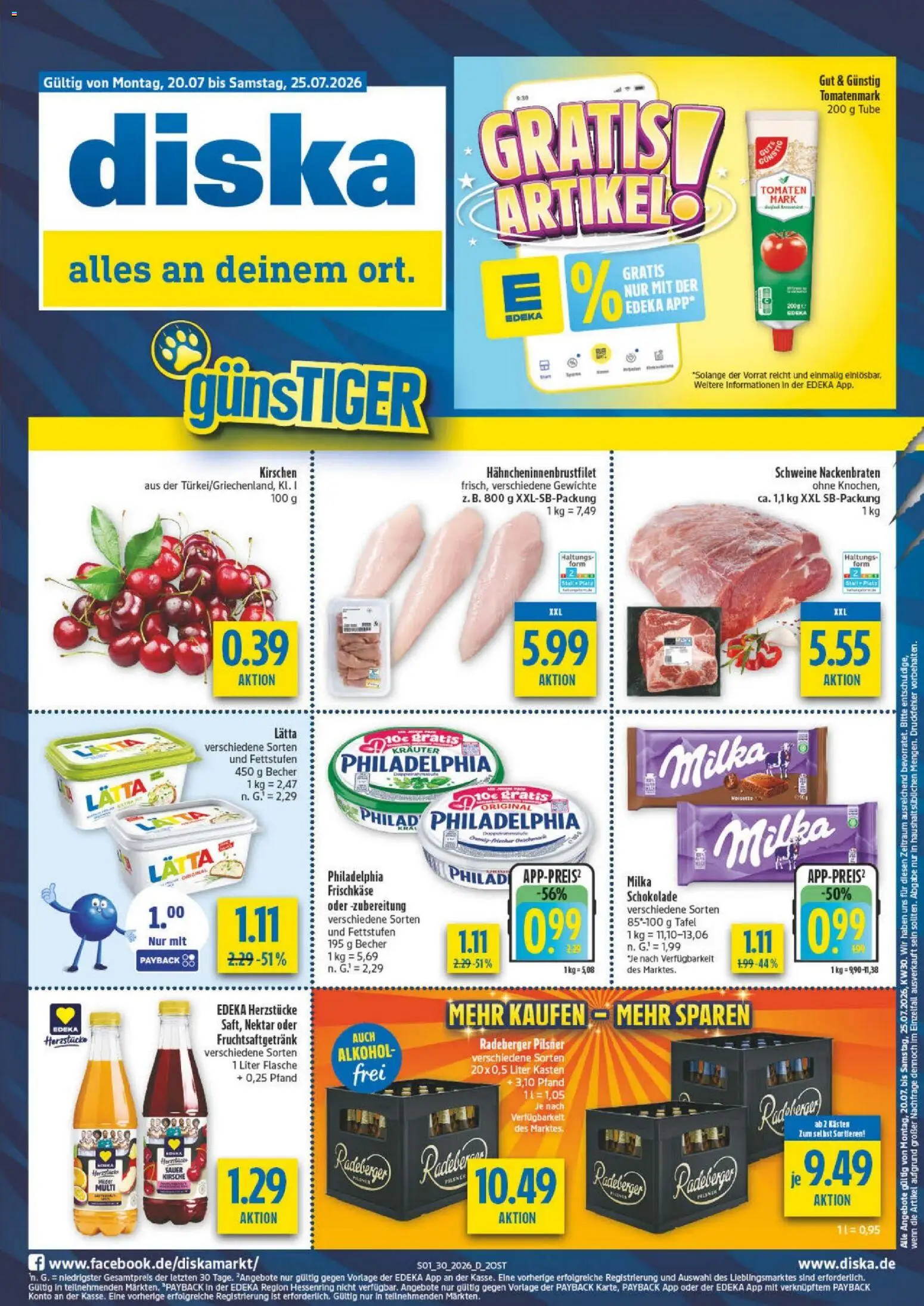 Vorschau von dem Prospekt des Geschäftes Diska, gültig ab dem 20.07.2026