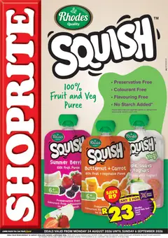 Preview of Shoprite flyer valid from 24/08/2026