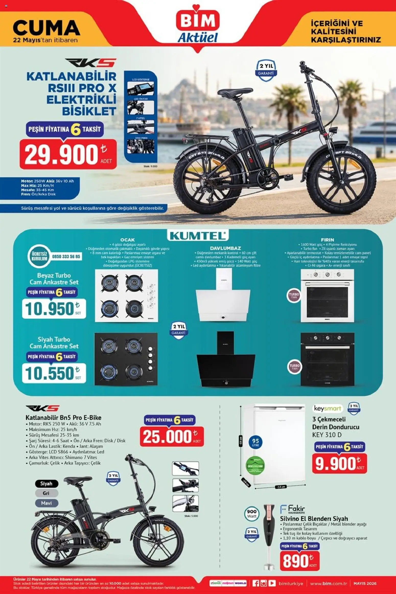 BİM BİM - Katalog Cuma 22.05.2026 - Broşürünün önizlemesi