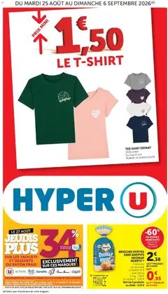 Prévisualisation de Hyper U catalogue du magasin Hyper U formulaire valide 25/08/2026