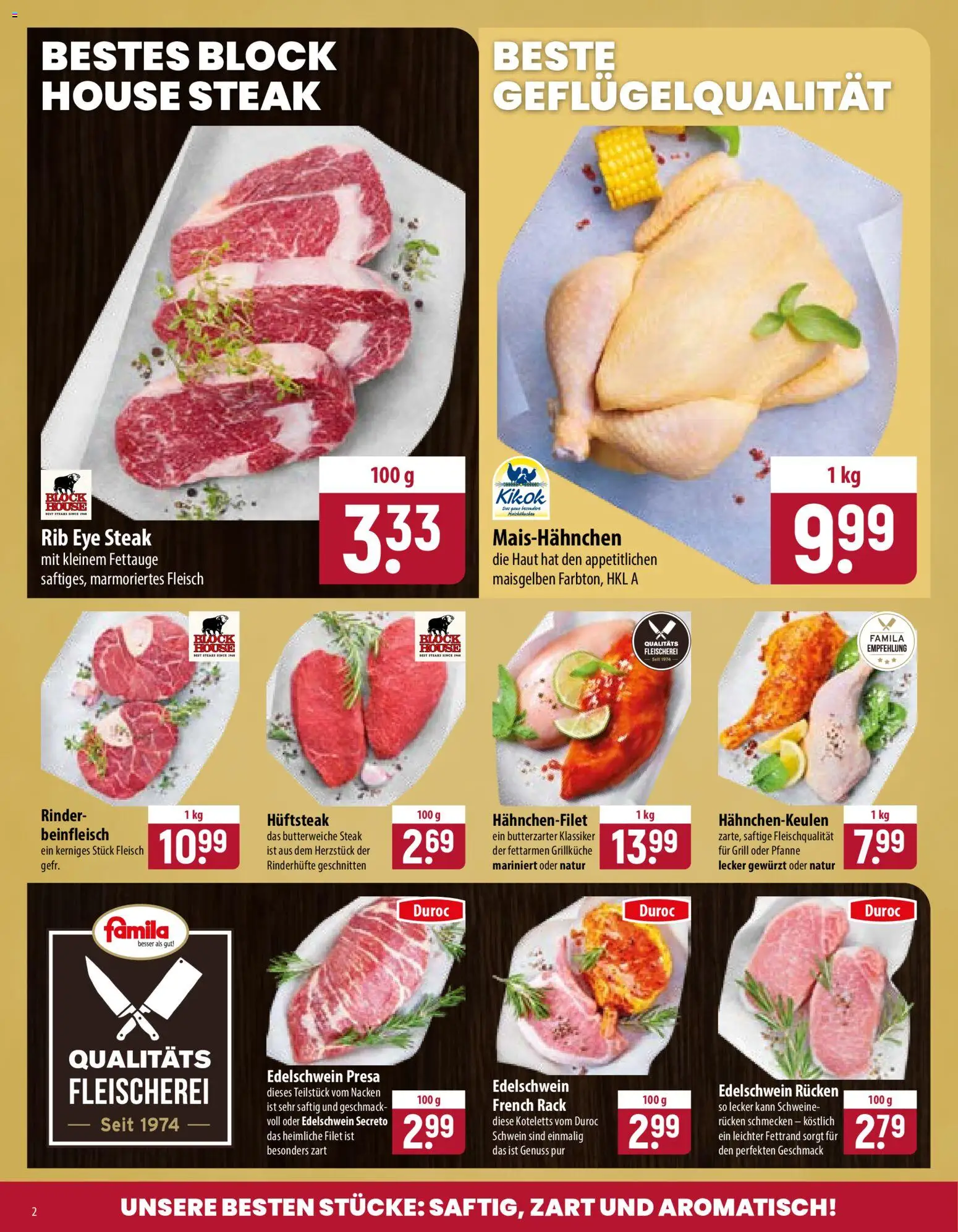 Vorschau von dem Prospekt des Geschäftes Famila, gültig ab dem 02.11.2026 - Steak, Grill, Fleisch