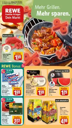Vorschau von dem Prospekt des Geschäftes Rewe, gültig ab dem 03.08.2026