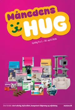 Eksempel på tilbudsavis Maxi Zoo - Månedsavis April fra butik Maxi Zoo gyldig fra 01/04/2026