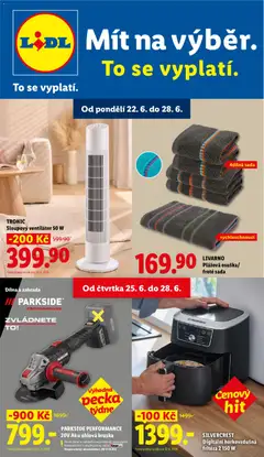 Náhled nabídky: Lidl Lidl leták - Spotřební zboží platný od 22.06.2026
