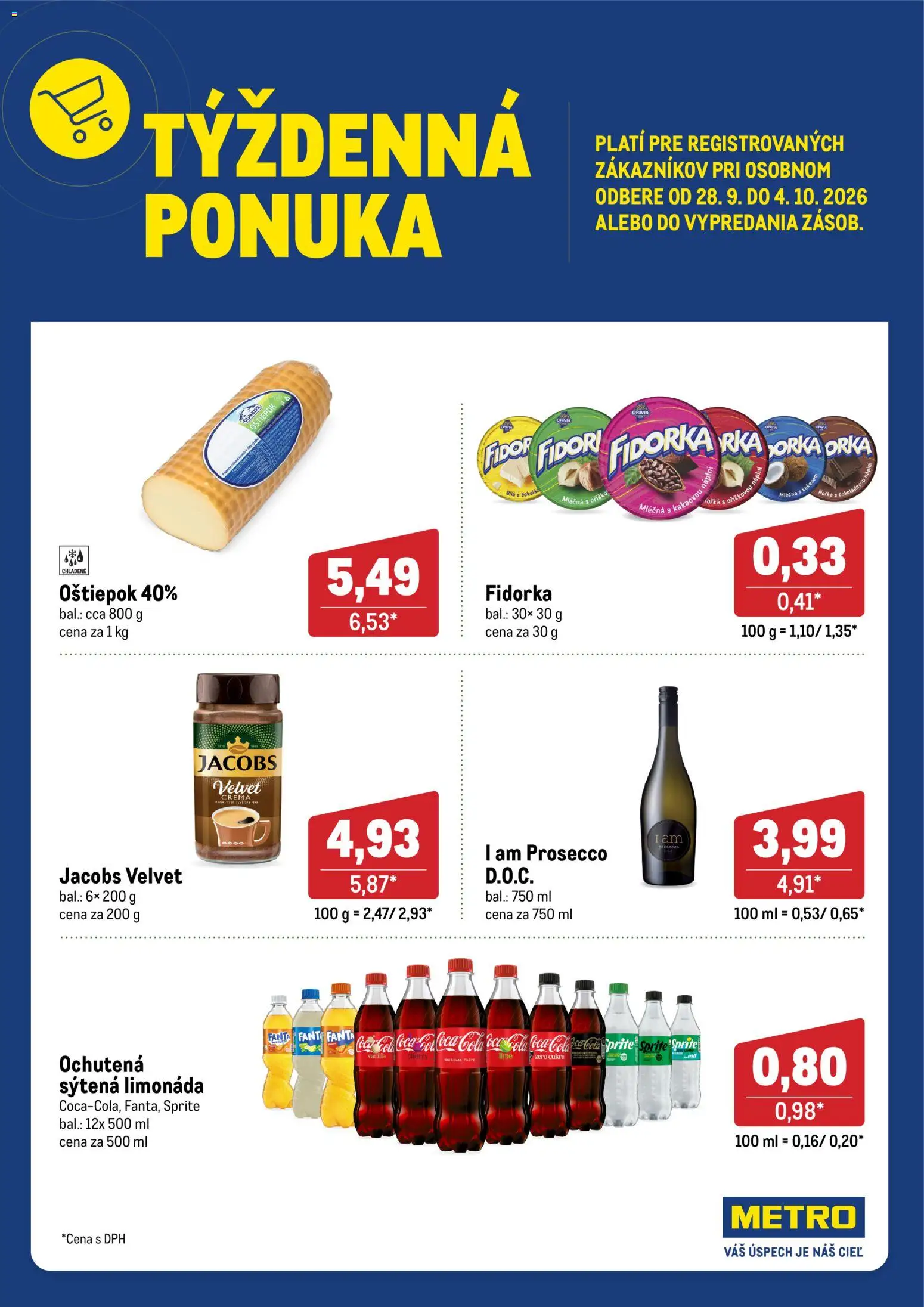 Náhľad Metro letáku platného od 28.09.2026