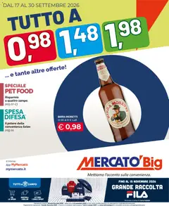 Anteprima dell'opuscolo Mercatò volantino Big dal negozio Mercatò valido da 17/09/2026