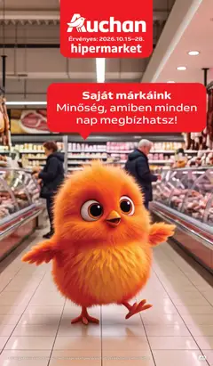Auchan - Auchan Saját Márkás ajánlatok megtekintése, amely érvényes 2026.10.15.-től