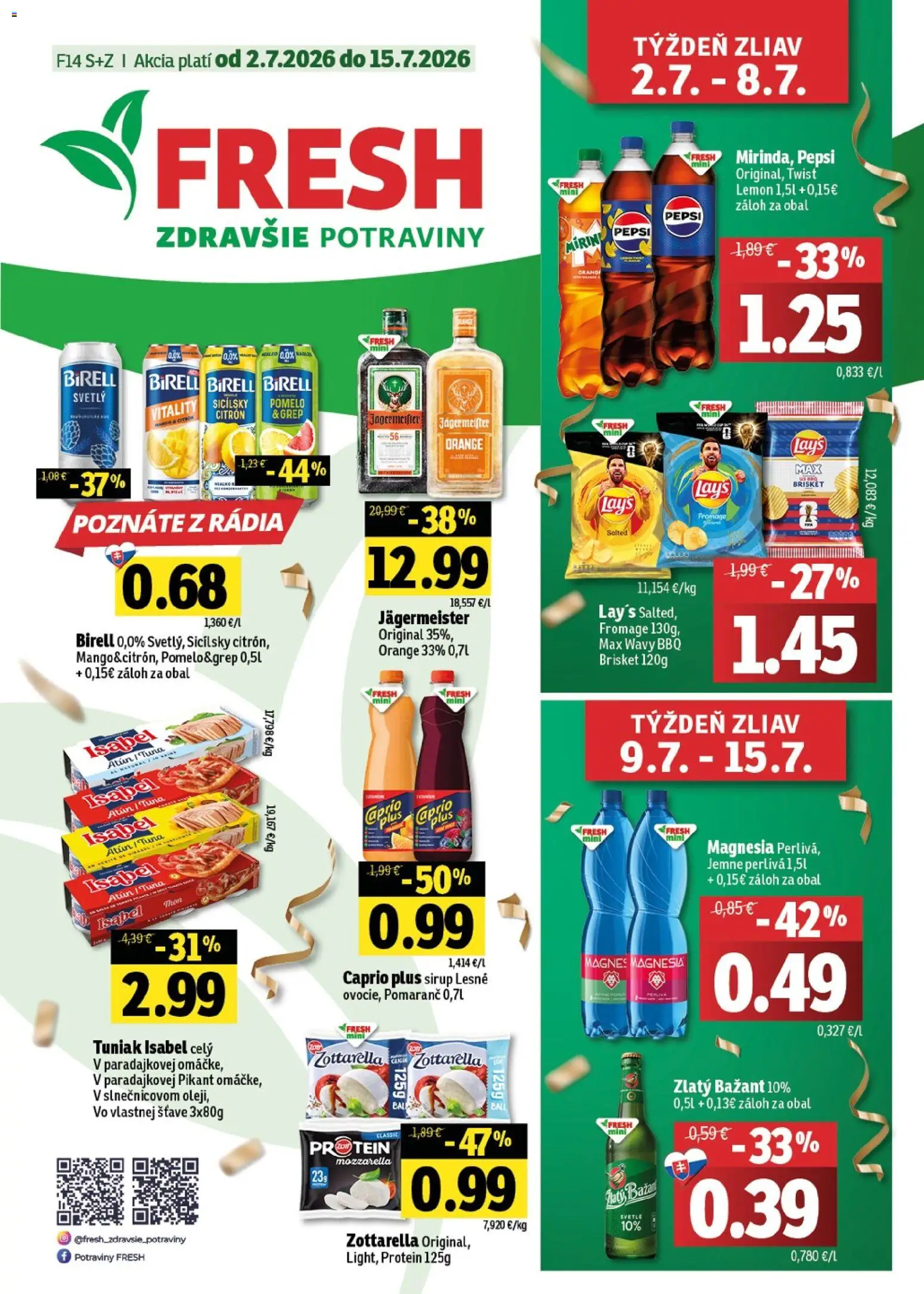 Náhľad Fresh letáku platného od 02.07.2026