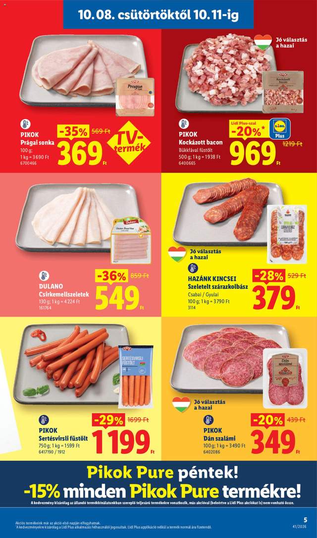Új Lidl akciós újság 10.08.