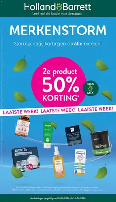 Voorbeeld van Holland & Barrett folder van winkel Holland & Barrett geldig vanaf 08-06-2026