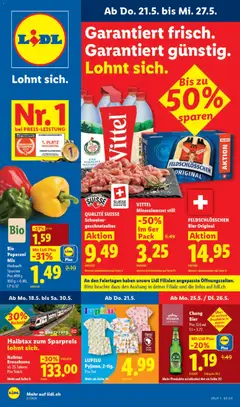 Vorschau des Merkblatts Lidl aktionen vom Shop Lidl gültig von 21.05.2026 bis 27.05.2026