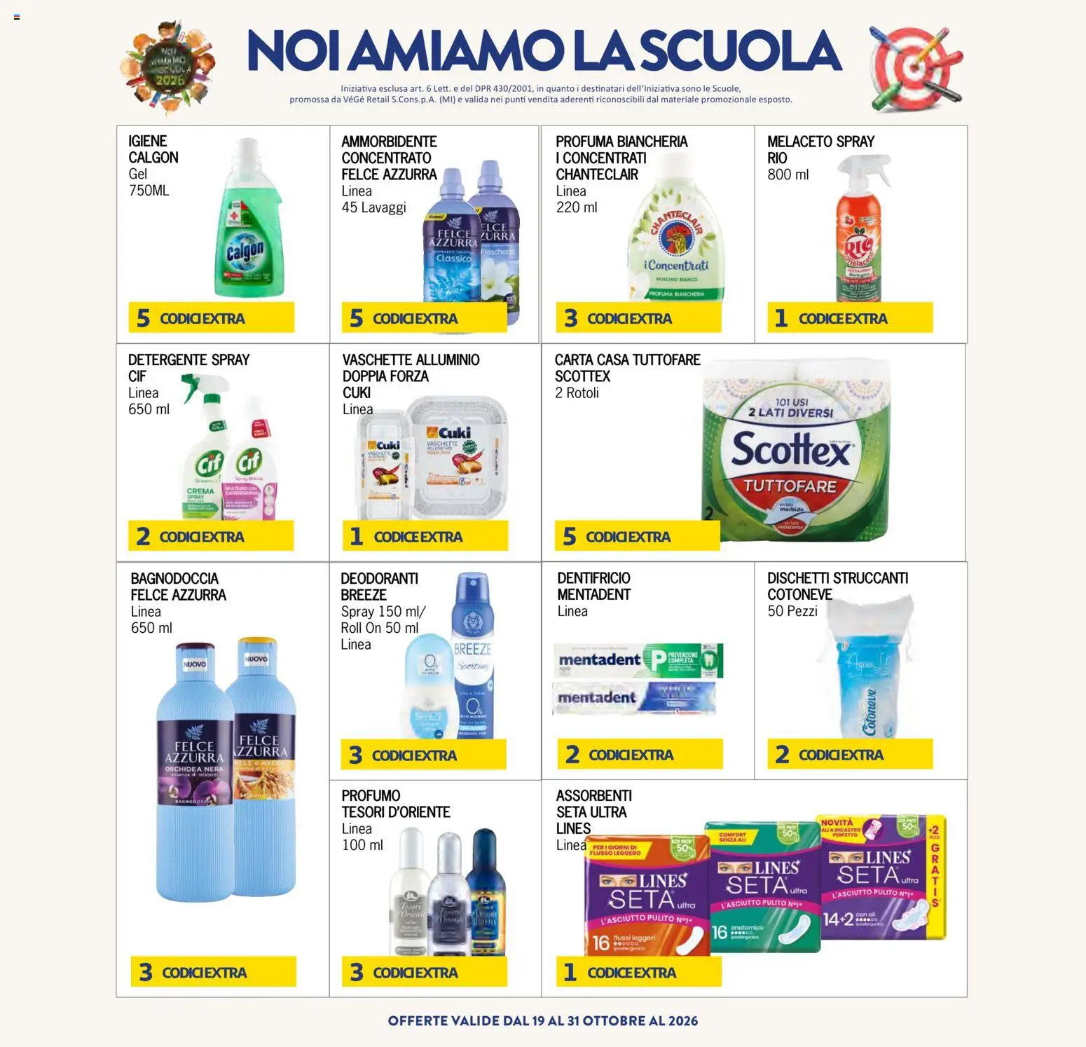 Anteprima dell'opuscolo Eté volantino dal negozio Eté valido da 23/10/2026 - Orchidea, Profumo, Candeggina, Alluminio, Ammorbidente, Assorbenti, Vaschette, Dischetti struccanti