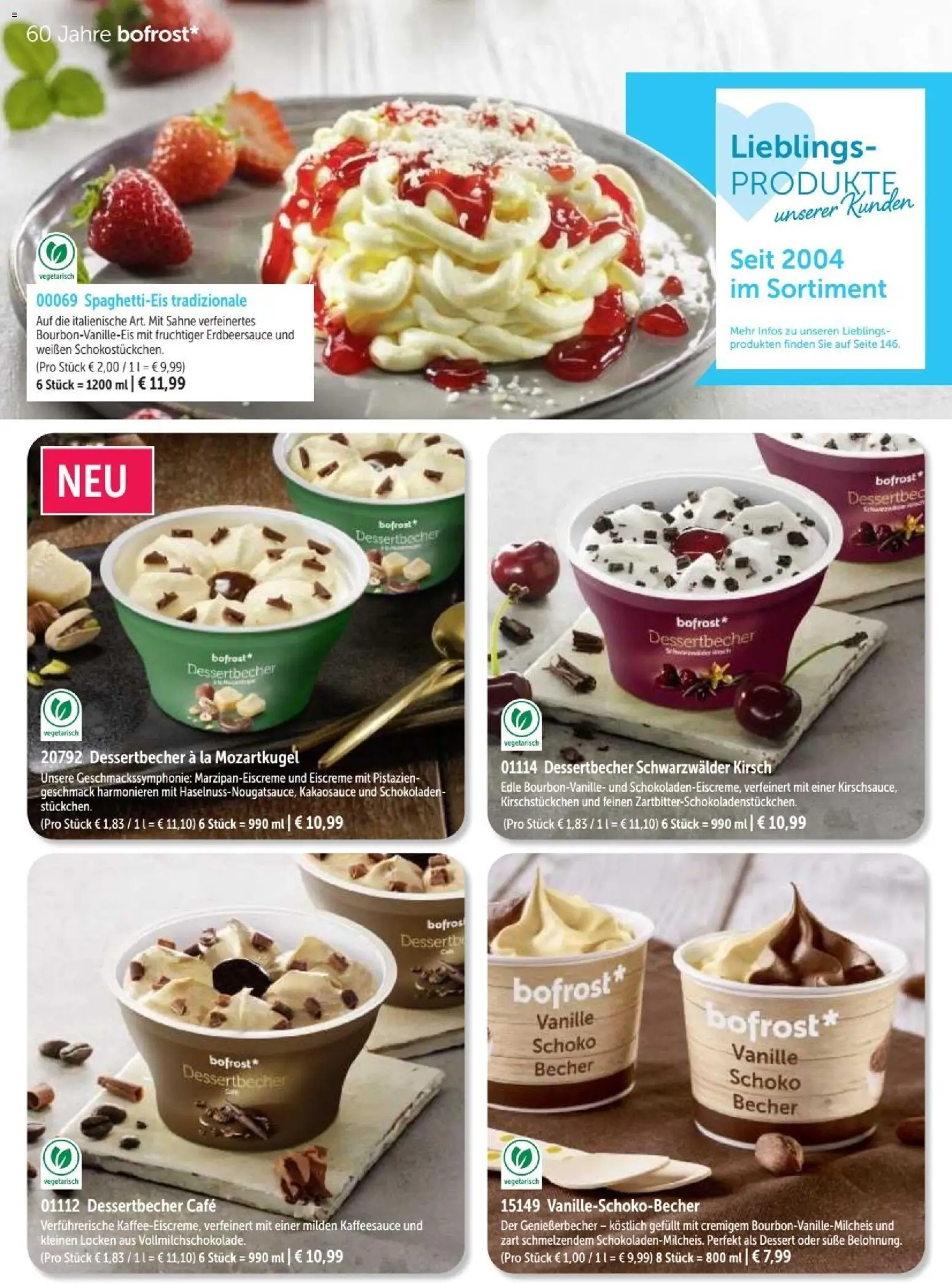 Vorschau von dem Prospekt des Geschäftes Bofrost, gültig ab dem 07.09.2026 - Pistazien, Sahne, Vanille, Eiscreme