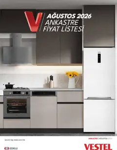 Vestel Vestel - Ankastre Ürünler 01.08.2026 - Broşürünün önizlemesi