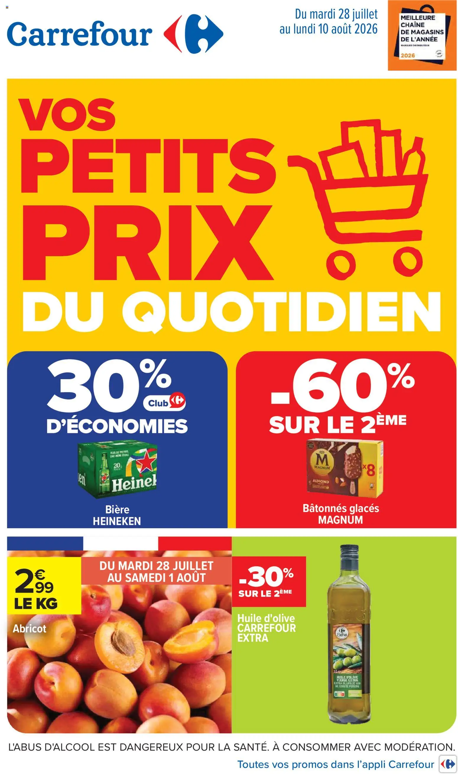Prévisualisation de Carrefour Vos petits prix du quotidien du magasin Carrefour formulaire valide 28/07/2026
