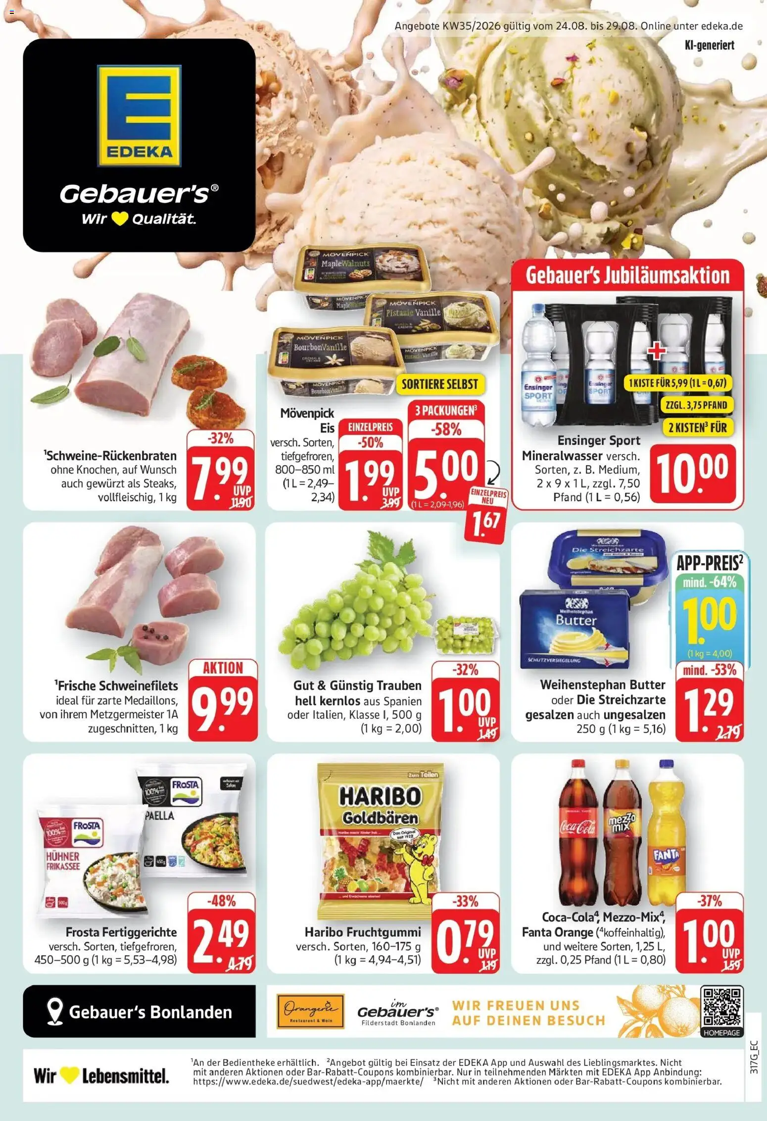 Vorschau von dem Prospekt des Geschäftes Edeka, gültig ab dem 24.08.2026