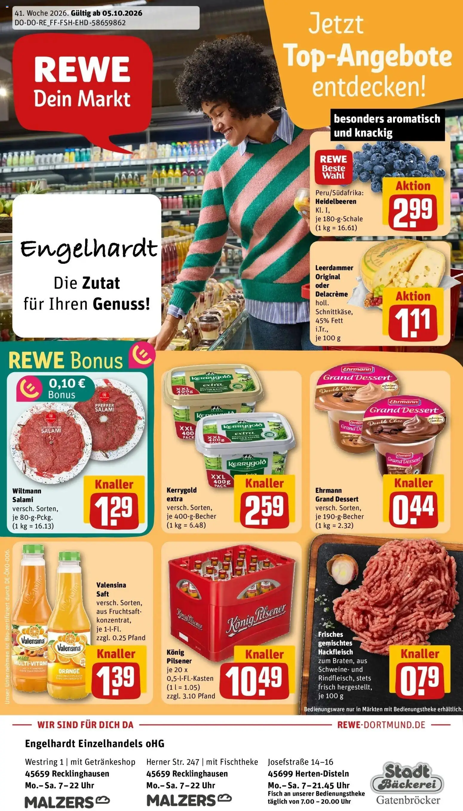 Vorschau von dem Prospekt des Geschäftes Rewe, gültig ab dem 05.10.2026