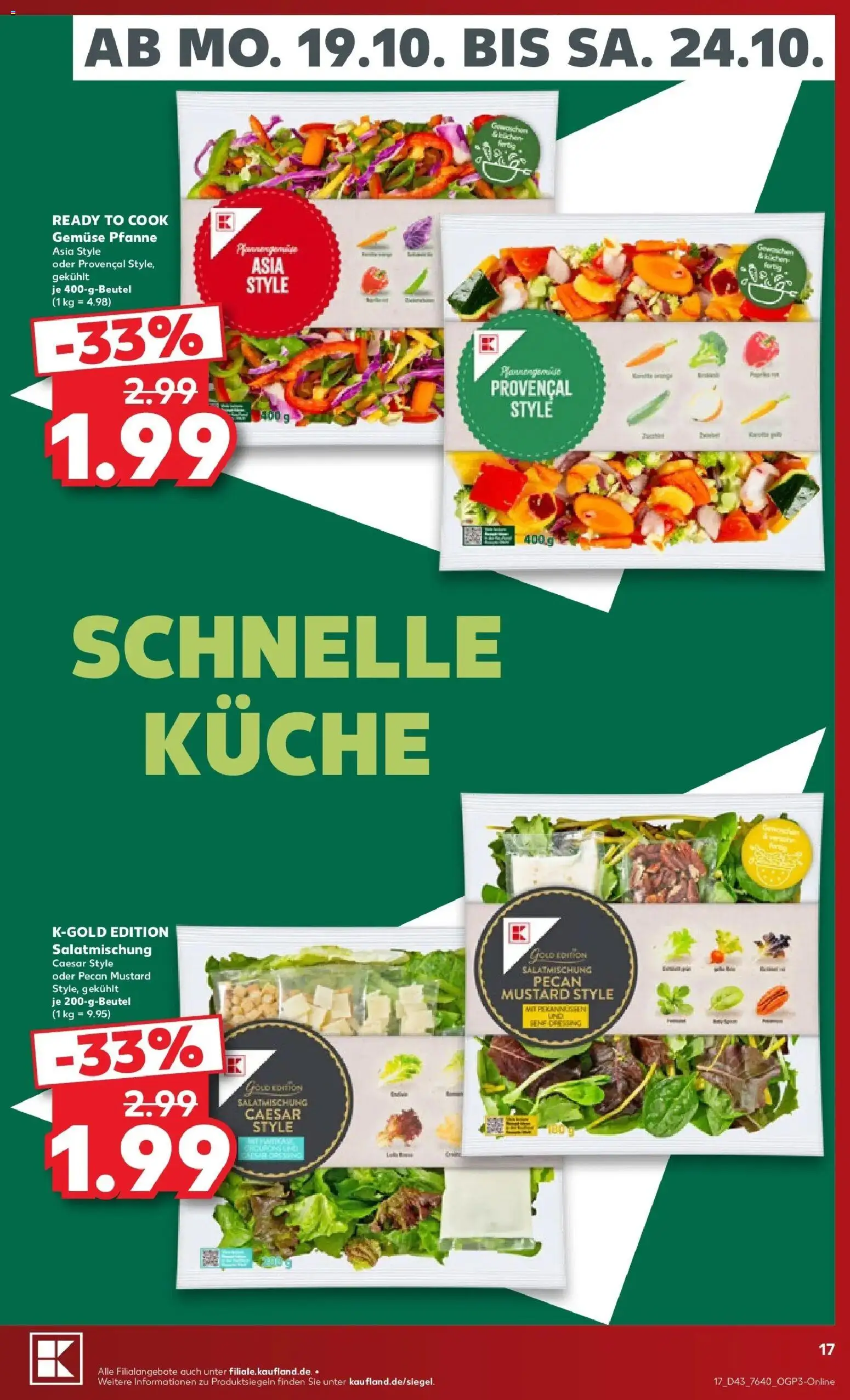 Vorschau von dem Prospekt des Geschäftes Kaufland, gültig ab dem 19.10.2026