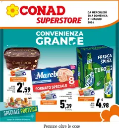 Anteprima dell'opuscolo Conad volantino Superstore Lazio dal negozio Conad valido da 20/05/2026