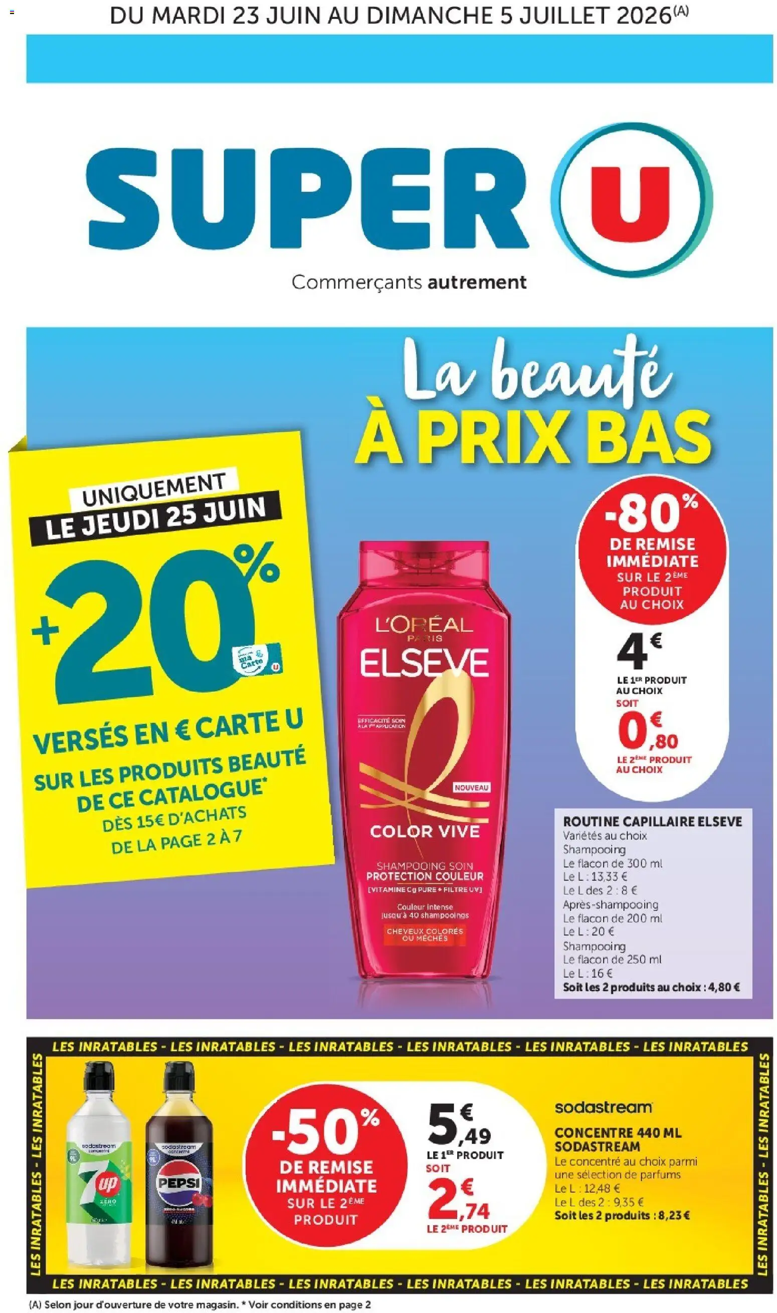 Prévisualisation de Super U catalogue du magasin Super U formulaire valide 23/06/2026