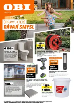 Náhled nabídky: OBI OBI leták - Úpravy, které dávají smysl platný od 01.08.2026