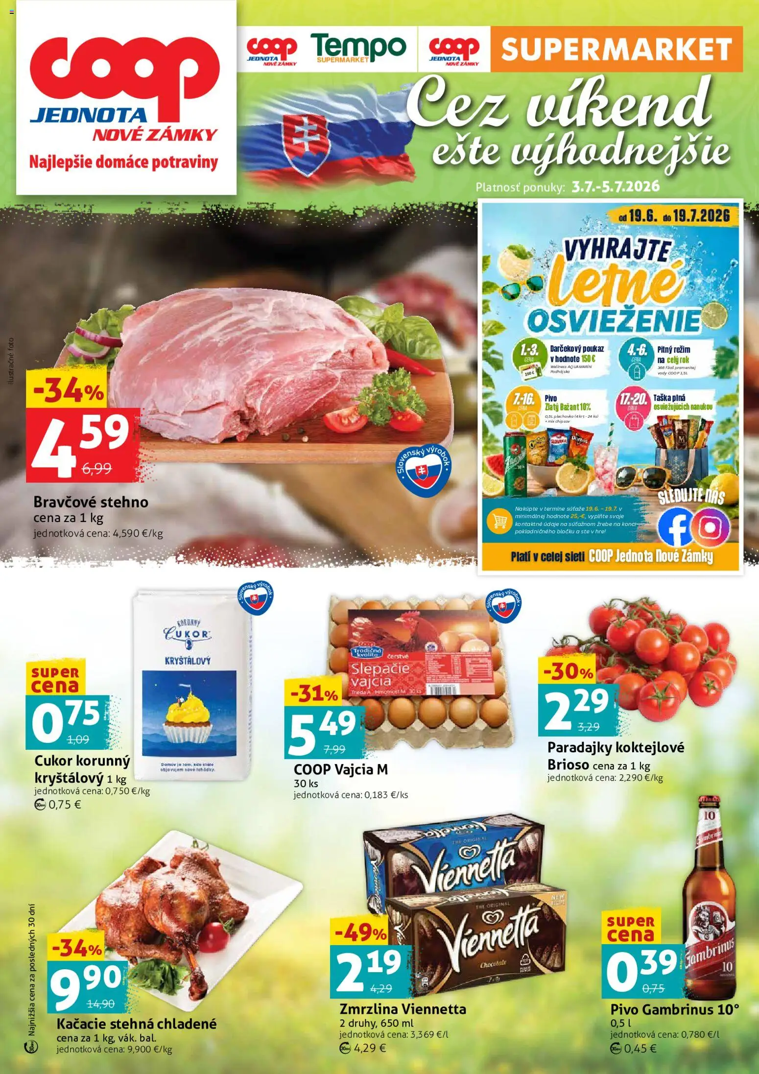Náhľad COOP Jednota letáku platného od 03.07.2026