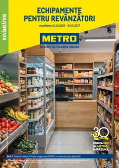 Previzualizarea de cataloage: Metro Metro Catalog Echipamente pentru magazinul tău valabil de la 01.10.2026