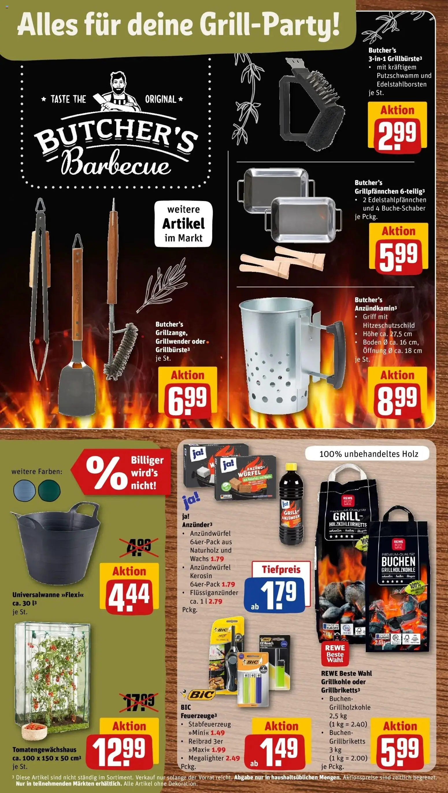 Vorschau von dem Prospekt des Geschäftes Rewe, gültig ab dem 05.04.2026 - Grill