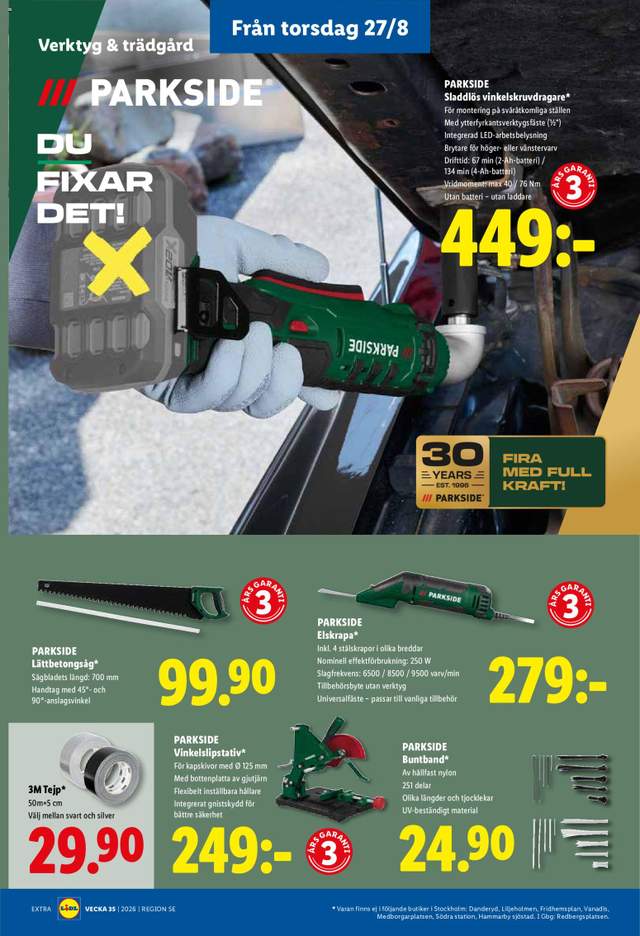 Nytt Lidl reklamblad från 24/08